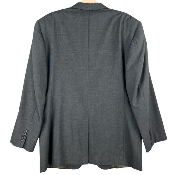 Brooks Brothers Men's Wool Black Blazer Size 42 Regular Three Buttons Full Lined - Picture 2 of 13